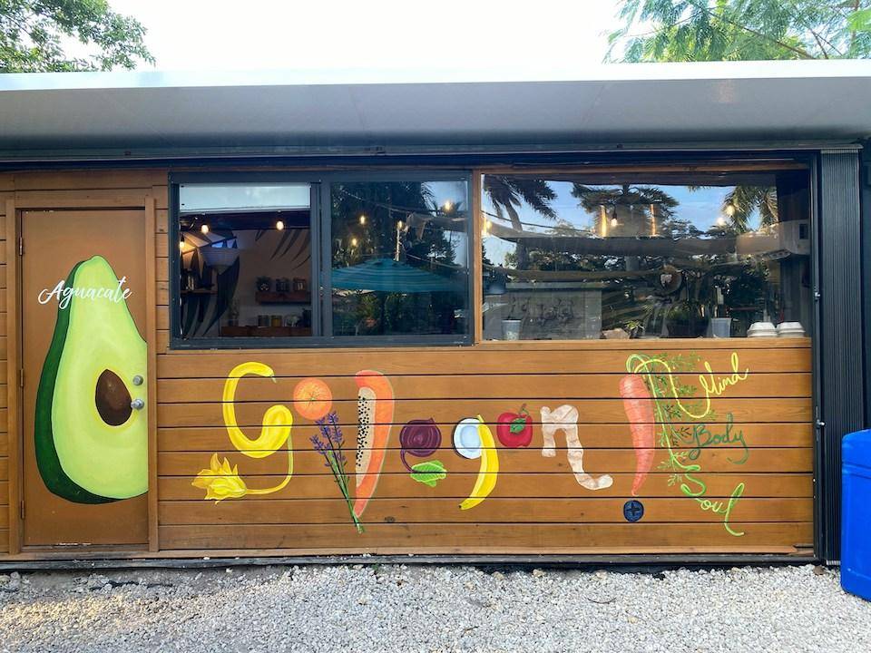 a vegan storefront