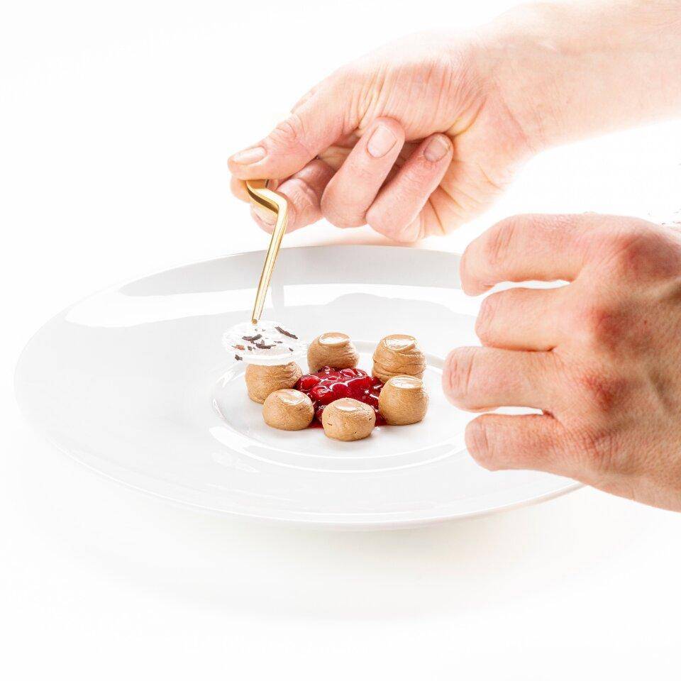 Plated dessert