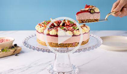 BLUSHING CHEESECAKE