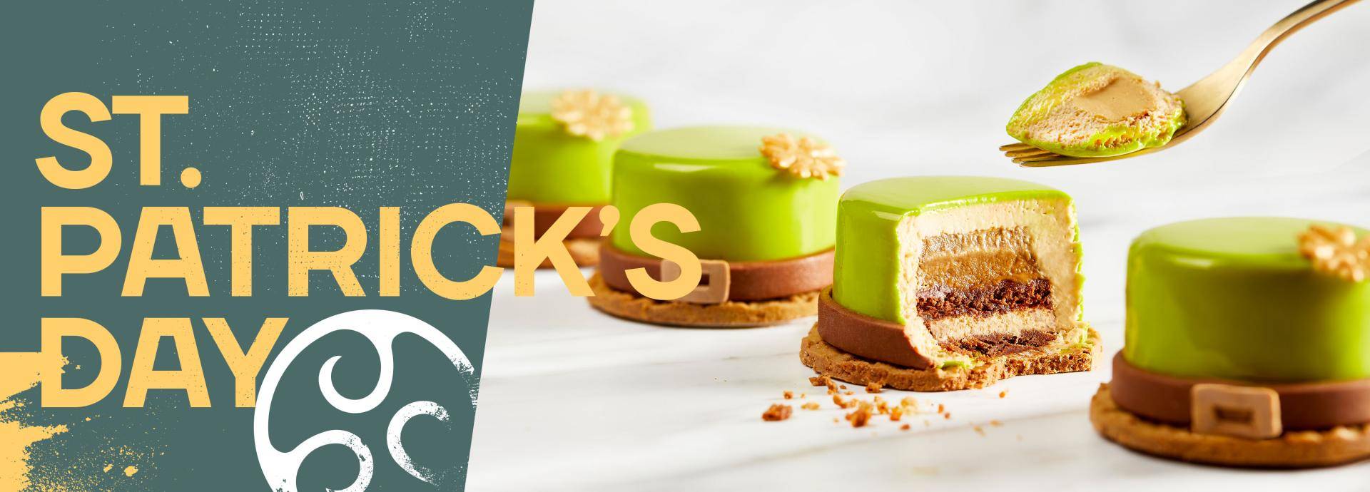 St. Patrick's day pastry recipe with Callebaut chocolate