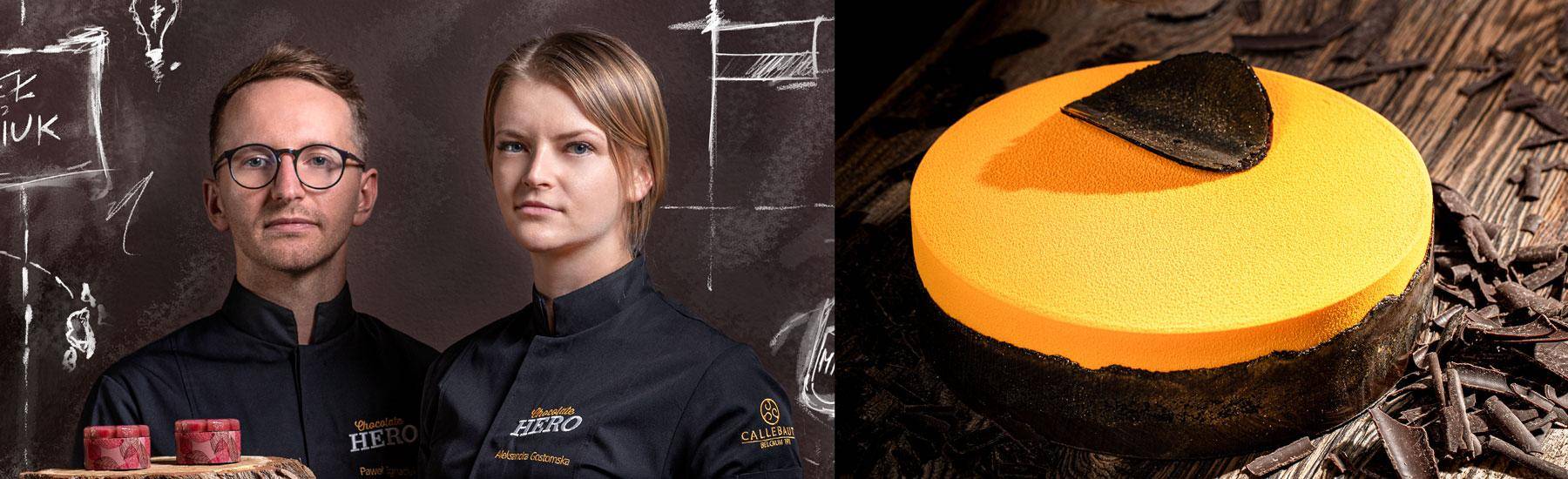 Aleksandra Gostomska Pawł Ignaciuk Chocolate heroes - Mariaz Patisserie