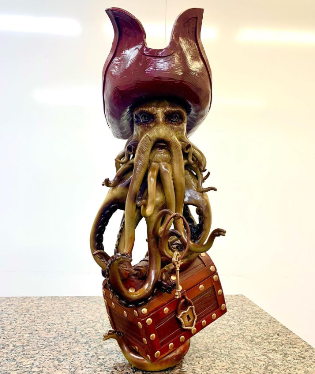 Chocolate sculpture