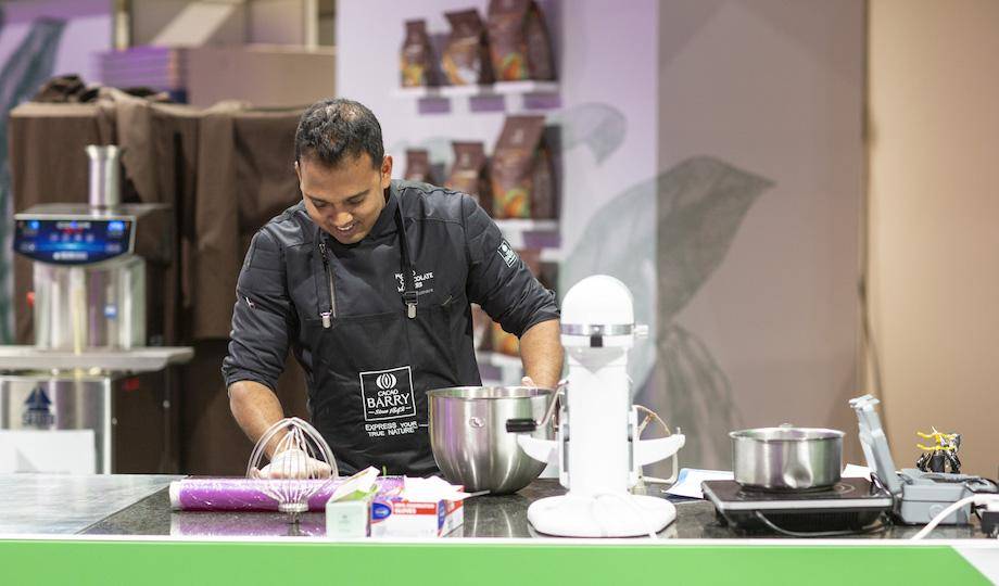 Dilip Kumara at his work station