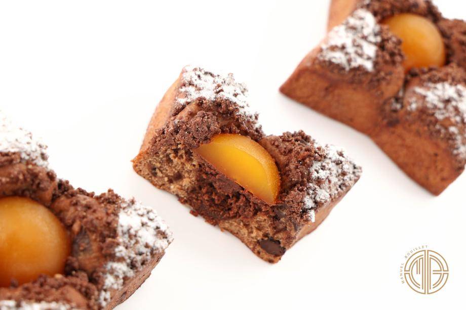 Mandarin chocolate brioche