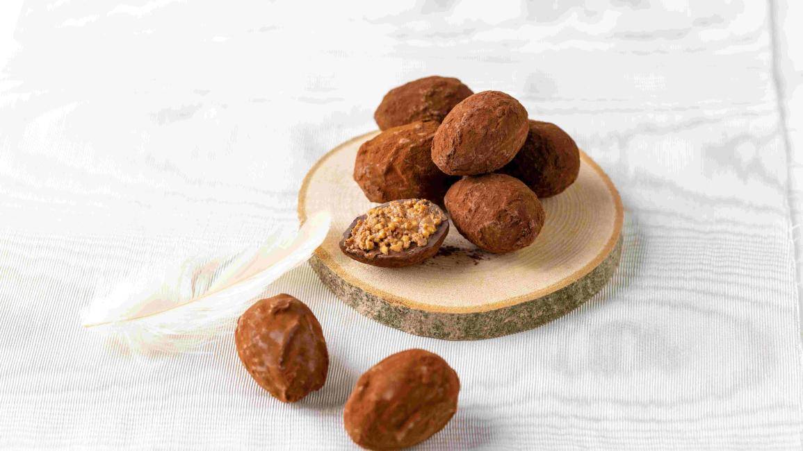 Chocolate Egg Shaped Truffles