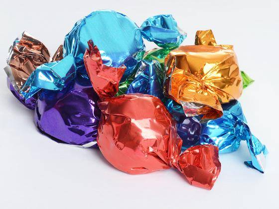 wrapped taffies