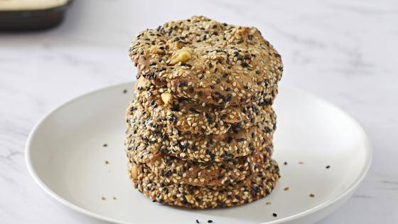 Gold Chocolate Miso and Corn Cookies